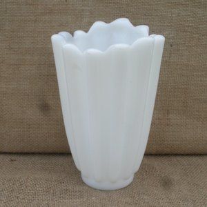 Vintage Fostoria Celestial Milk Glass Vase